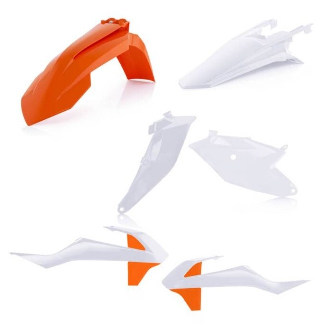 Plastic Kit ACERBIS - white/orange