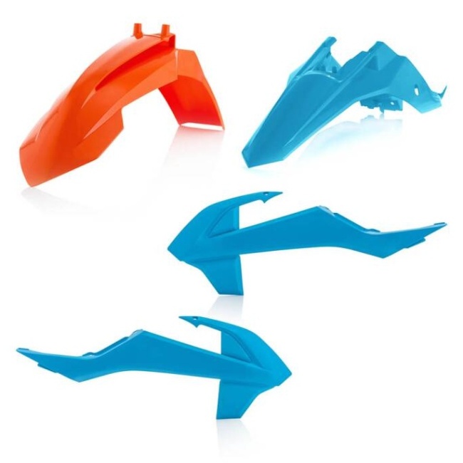 Plastic Kit ACERBIS - blue/orange
