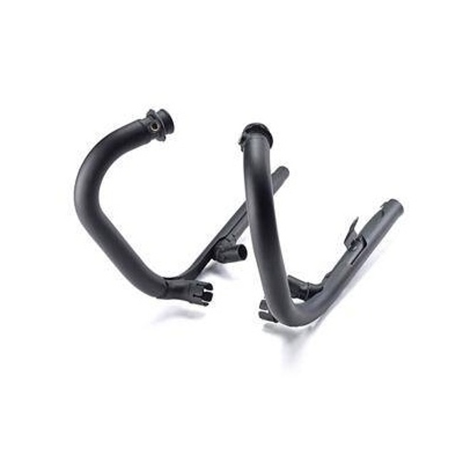 Exhaust pipes TRIUMPH, pair, black