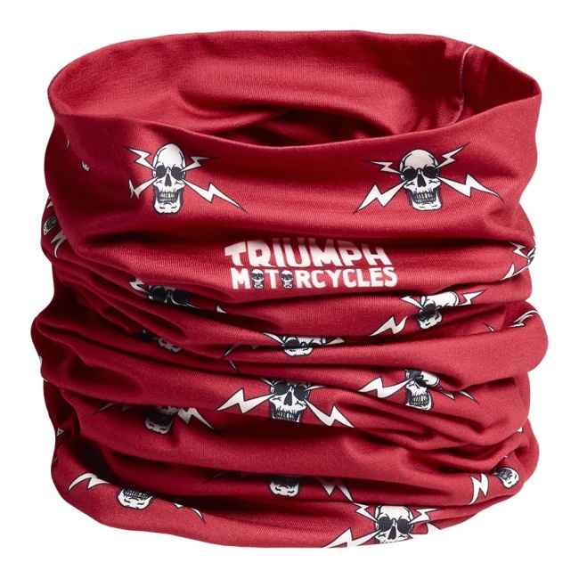 Šatka na krk TRIUMPH Red bolt face