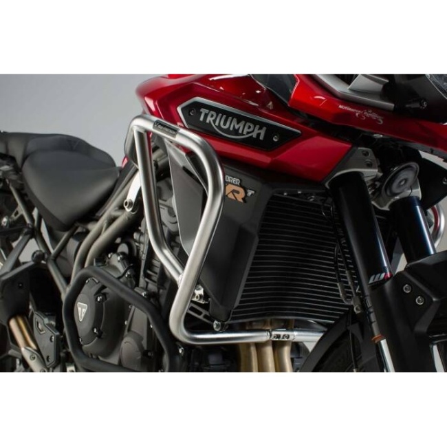Crash bar SW MOTECH silver fuel tank protection