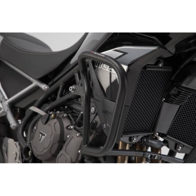 Crash bar SW MOTECH black fuel tank protection