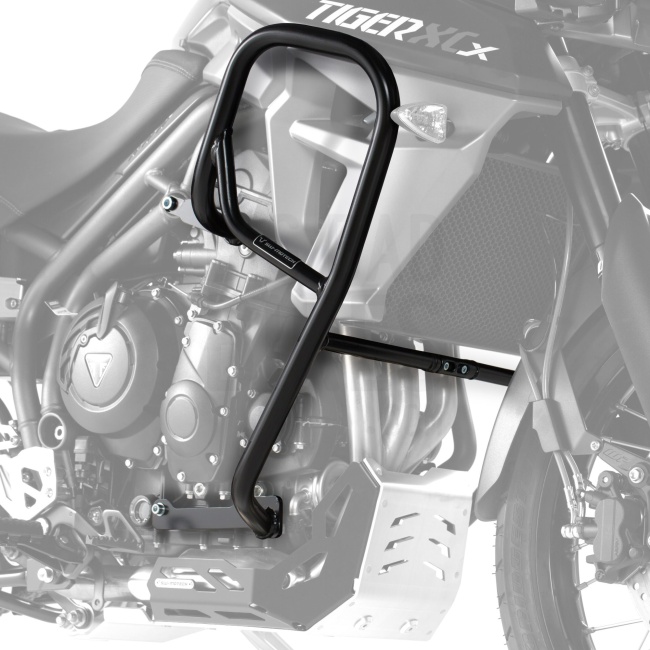 Crash bar SW MOTECH black fuel tank protection