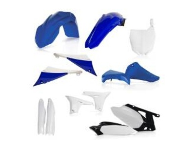 Full Plastic kit ACERBIS - white/blue/black