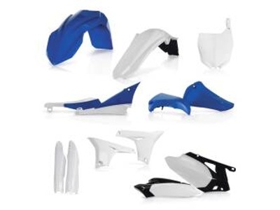Full Plastic kit ACERBIS - white/blue/black