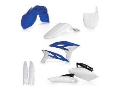 Full Plastic kit ACERBIS - white/blue/black
