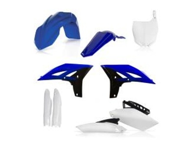 Full Plastic kit ACERBIS - white/blue/black
