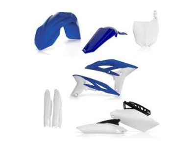 Full Plastic kit ACERBIS - white/blue/black