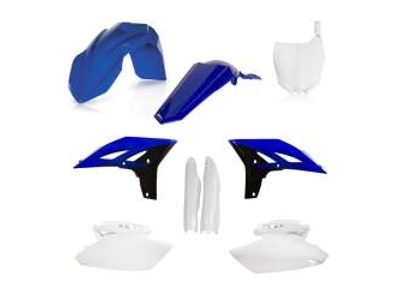 Full Plastic kit ACERBIS - white/blue/black