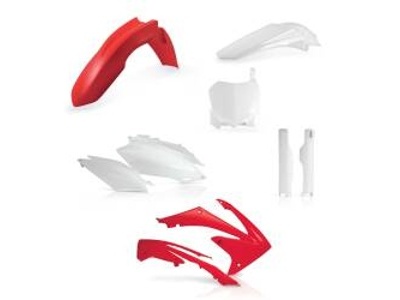 Full Plastic kit ACERBIS - white/red