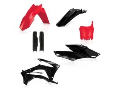 Full Plastic kit ACERBIS - black/red