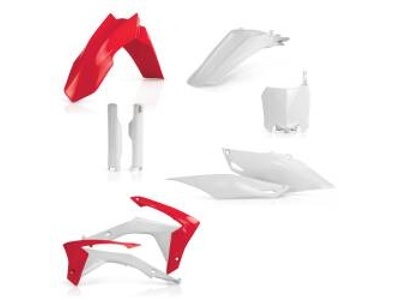 Full Plastic kit ACERBIS - white/red