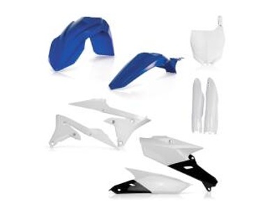 Full Plastic kit ACERBIS - white/blue/black