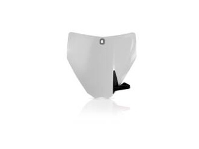 Front Number Plate ACERBIS - white