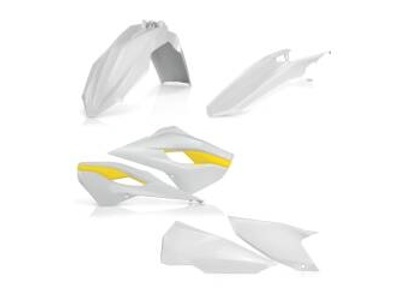 Plastic kit ACERBIS - white/yellow