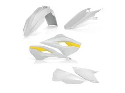 Plastic kit ACERBIS - white/yellow