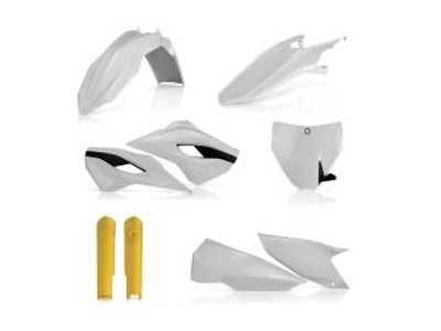 Full Plastic kit ACERBIS - white/yellow