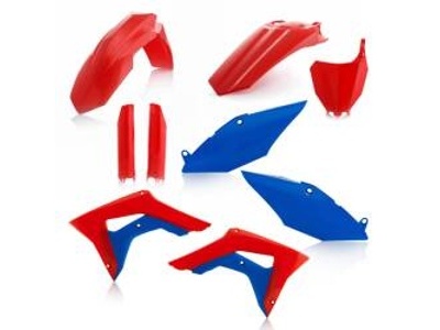 Full Plastic kit ACERBIS - red/blue