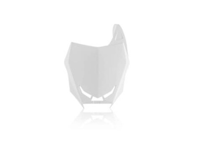 Front Number Plate ACERBIS - white