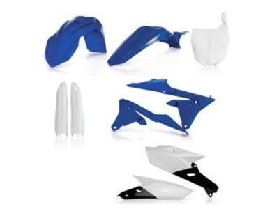 Full Plastic kit ACERBIS - white/blue/black