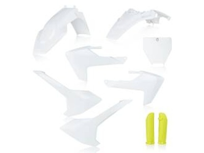 Full Plastic kit ACERBIS - white/yellow