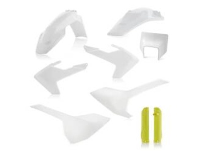 Full Plastic kit ACERBIS - white/yellow